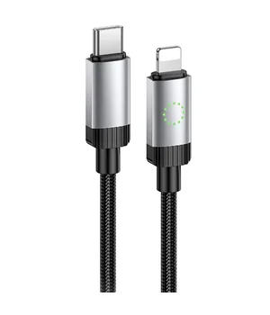 Дата кабель Hoco X117 Star Type-C to Lightning 27W (1m) Black
