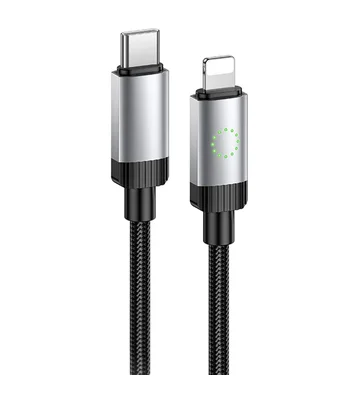 Дата кабель Hoco X117 Star Type-C to Lightning 27W (1m) Black