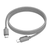 Дата кабель Hoco X113 Beneficio Type-C to Type-C 60W (1m) Gray