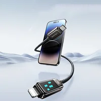 Дата кабель Usams US-SJ743 Meteor Ser. Type-C to Lightning 30W (1.2m) Tarnish