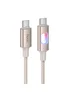 Дата кабель Hoco U144 New Type-C to Type-C 60W (1.2m) Gold