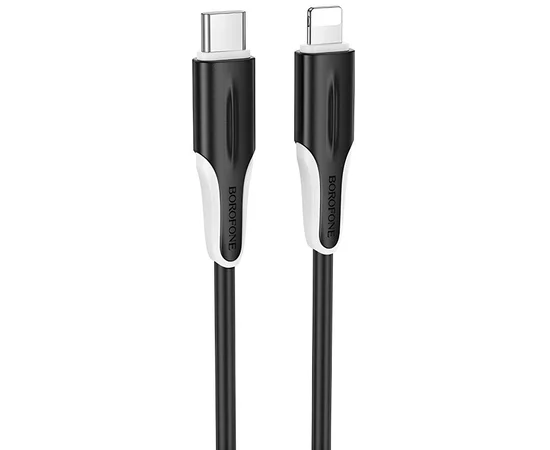 Дата кабель Borofone BX119 New Type-C to Type-C 60W (1m) Black