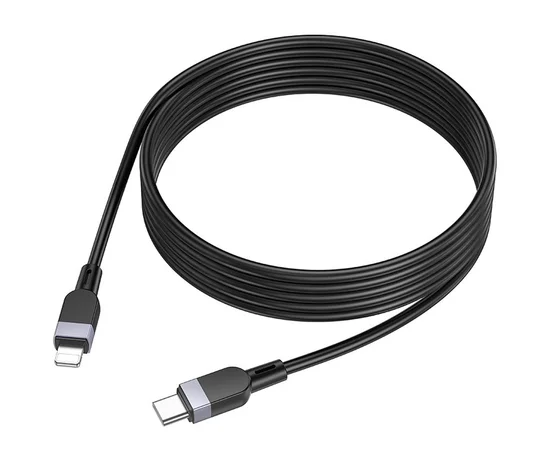 Дата кабель Hoco X109 Energy silicone Type-C to Lightning (2m) Black