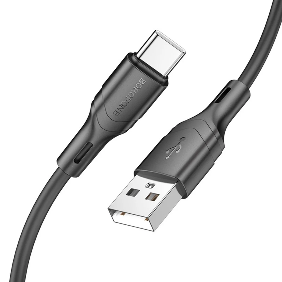 Дата кабель Borofone BX99 Method Silicone USB to Type-C (1m) Black
