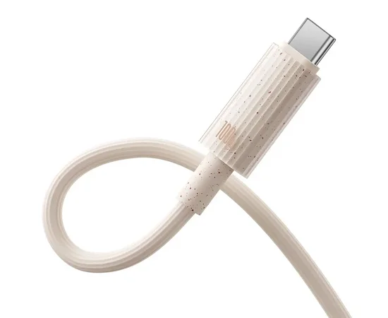 Дата кабель Baseus Habitat Series Fast Charging USB to Type-C 100W (1m) (P10360203421) Wheat Pink