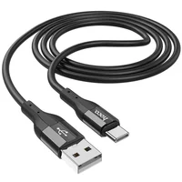 Дата кабель Hoco X72 Creator silicone USB to Type-C (1m) Black