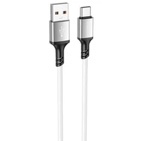 Дата кабель Borofone BX83 Famous USB to Type-C 3A (1m) White