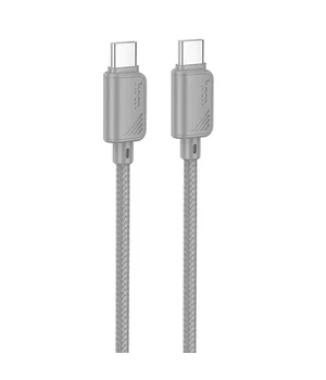 Дата кабель Hoco X113 Beneficio Type-C to Type-C 60W (1m) Gray