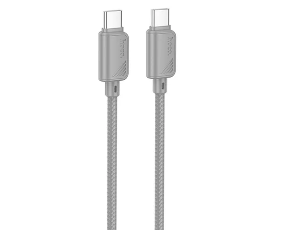 Дата кабель Hoco X113 Beneficio Type-C to Type-C 60W (1m) Gray
