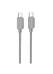 Дата кабель Hoco X113 Beneficio Type-C to Type-C 60W (1m) Gray