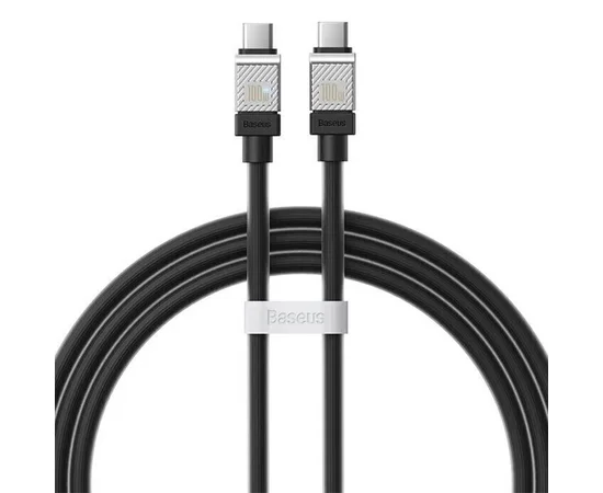 Дата кабель Baseus CoolPlay Series Type-C to Type-C 100W (1m) (CAKW00020) Black