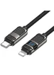 Дата кабель Hoco U137 Line with display Type-C to Lightning 27W (1.2m) Black