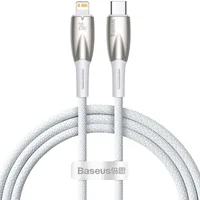 Дата кабель Baseus Glimmer Series Fast Charging Data Cable Type-C to Lightning 20W 1m (CADH000001) White