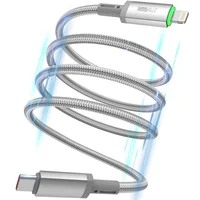 Дата кабель WIWU C083 Maglink Type-C to Lightning 27W (1m) Grey