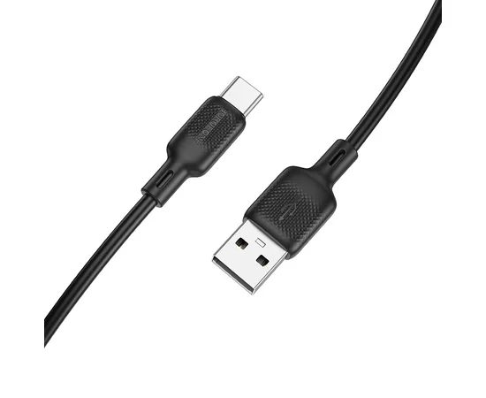 Дата кабель Borofone BX113 Lenny USB to Type-C 3A (3m) Black