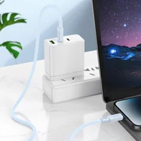 Дата кабель Borofone BX115 Lotto USB to Type-C 3A (1m) Blue