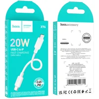 Дата кабель Hoco X96 Hyper Type-C to Lightning 20W (1m) White