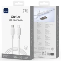 Дата кабель WIWU C089 Stellar Type-C to Lightning 27W (1m) White