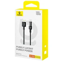 Дата кабель Baseus Gem Fast Charging USB to Type-C 100W (1m) (P10373002211) Cluster Black