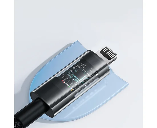 Дата кабель Baseus Gem Fast Charging Type-C to Lightning 20W (1m) (P10373001) Cluster Black