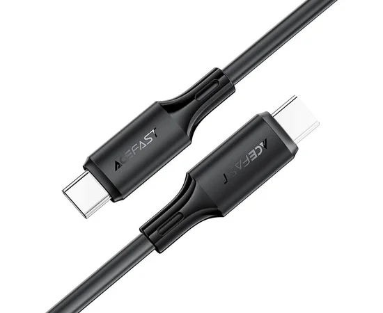 Дата кабель Acefast C17-03 Type-C to Type-C 60W (1.2m) Black