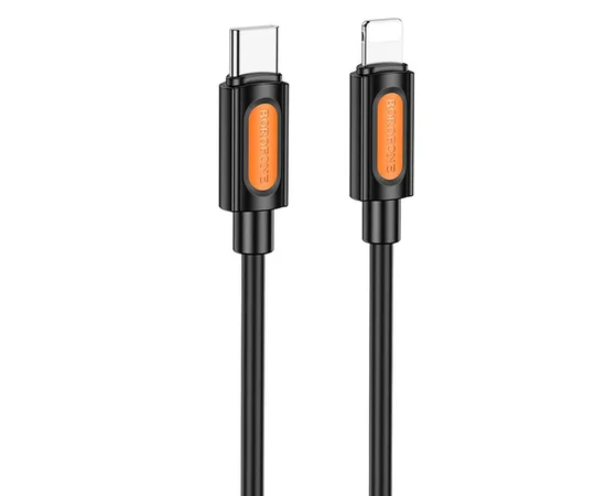 Дата кабель Borofone BX114 Structure Type-C to Lightning 27W (1m) Black
