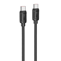 Дата кабель Hoco X115 Surpass Type-C to Type-C 240W (1m) Black