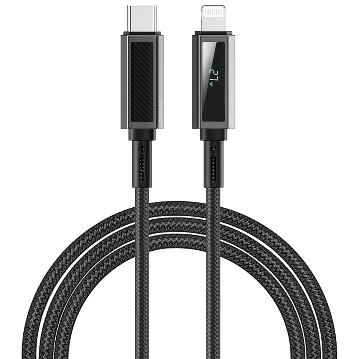 Дата кабель WIWU C080 Warriors Type-C to Lightning 27W (1m) Black