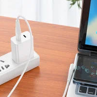Дата кабель Borofone BX105 Corriente USB to Type-C (1m) White