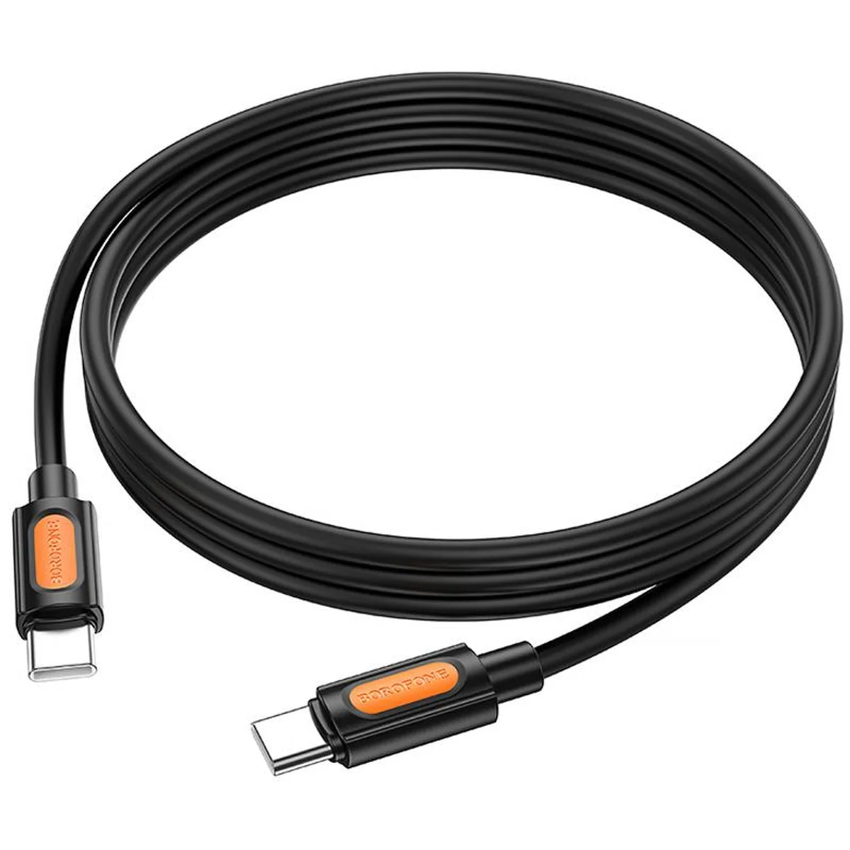 Дата кабель Borofone BX114 Structure Type-C to Type-C 60W (1m) Black
