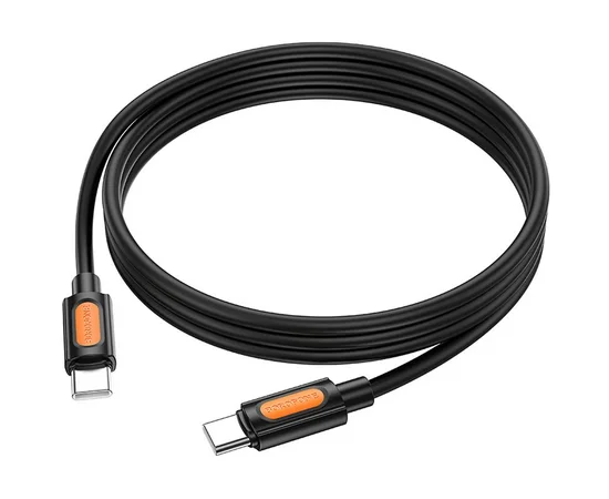 Дата кабель Borofone BX114 Structure Type-C to Type-C 60W (1m) Black
