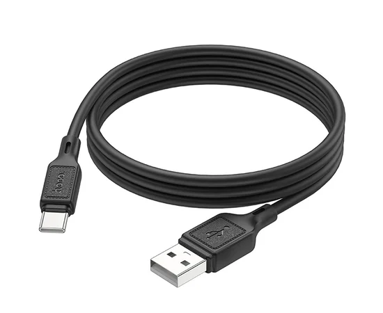 Дата кабель Hoco X90 Cool silicone USB to Type-C (1m) Black