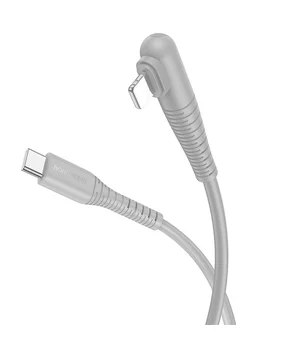 Дата кабель Borofone BX105 Corriente Type-C to Lightning (1m) Gray