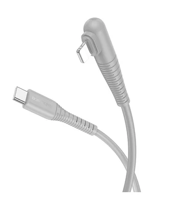 Дата кабель Borofone BX105 Corriente Type-C to Lightning (1m) Gray