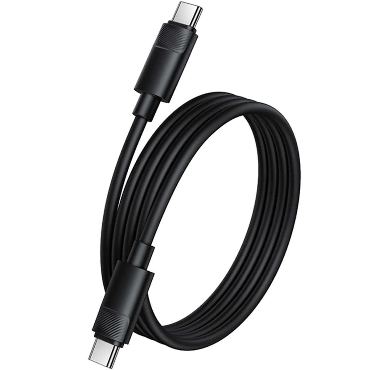 Дата кабель Borofone BX123 Leya Type-C to Type-C 60W (1m) Black