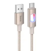 Дата кабель Hoco U144 New USB to Type-C 3A (1.2m) Gold