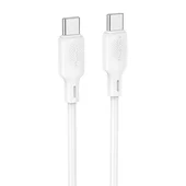 Дата кабель Borofone BX113 Lenny Type-C to Type-C 60W (1m) White