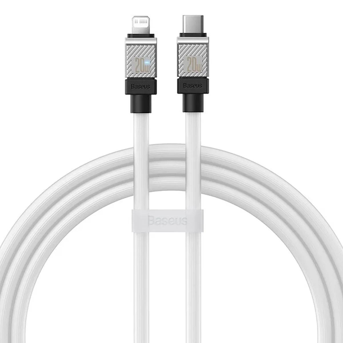 Дата кабель Baseus CoolPlay Series Type-C to Lightning 20W (1m) (CAKW00000) White