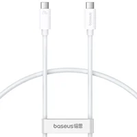 Дата кабель Baseus Superior Series 2 USB4 Full-Function Type-C to Type-C 240W (1m) (P10365200211) Moon White