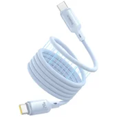 Дата кабель Baseus PicoGo Magnetic Liquid Silicone Type-C to Type-C 240W (1m) (P10376800) Galaxy Blue