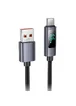 Дата кабель Hoco X112 Favor with display USB to Type-C 5A (1m) Black