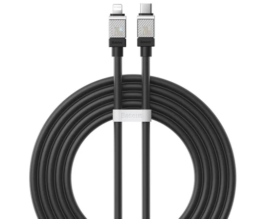 Дата кабель Baseus CoolPlay Series Type-C to Lightning 20W (1m) (CAKW00000) Black