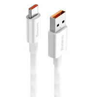 Дата кабель Baseus Superior Series Fast Charging USB to Type-C 100W (0.25m) (P10320102) Moon White