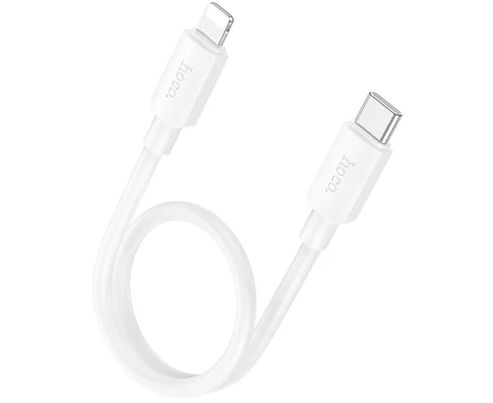 Дата кабель Hoco X96 Hyper Type-C to Lightning 20W (0.25m) White