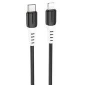Дата кабель Hoco X82 Silicone Type-C to Lightning 20W (1m) Black