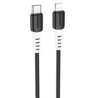 Дата кабель Hoco X82 Silicone Type-C to Lightning 20W (1m) Black