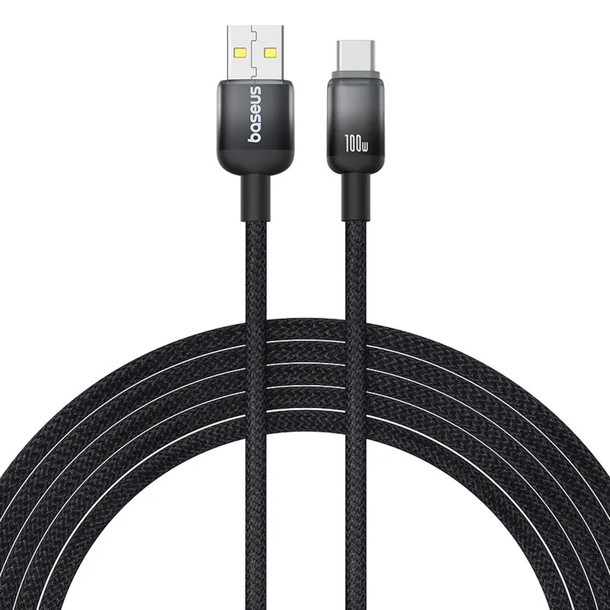 Дата кабель Baseus Discolor Series Fast Charging USB to Type-C 100W (1m) (P10374903) Cluster Black