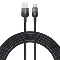 Дата кабель Baseus Discolor Series Fast Charging USB to Type-C 100W (1m) (P10374903) Cluster Black