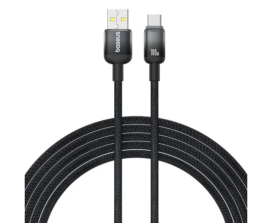 Дата кабель Baseus Discolor Series Fast Charging USB to Type-C 100W (1m) (P10374903) Cluster Black