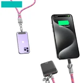 Дата кабель-шнурок Usams US-SJ745 Type-C to Type-C 60W (1.2m) Pink